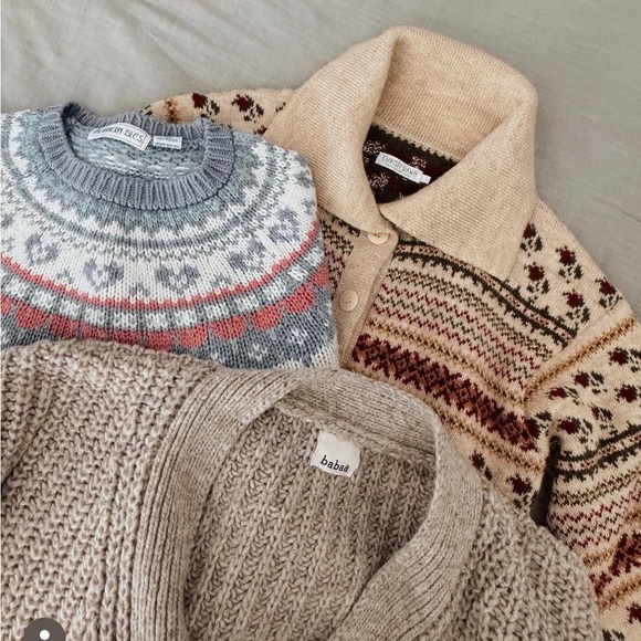 Beige Babaa knit cardigan
